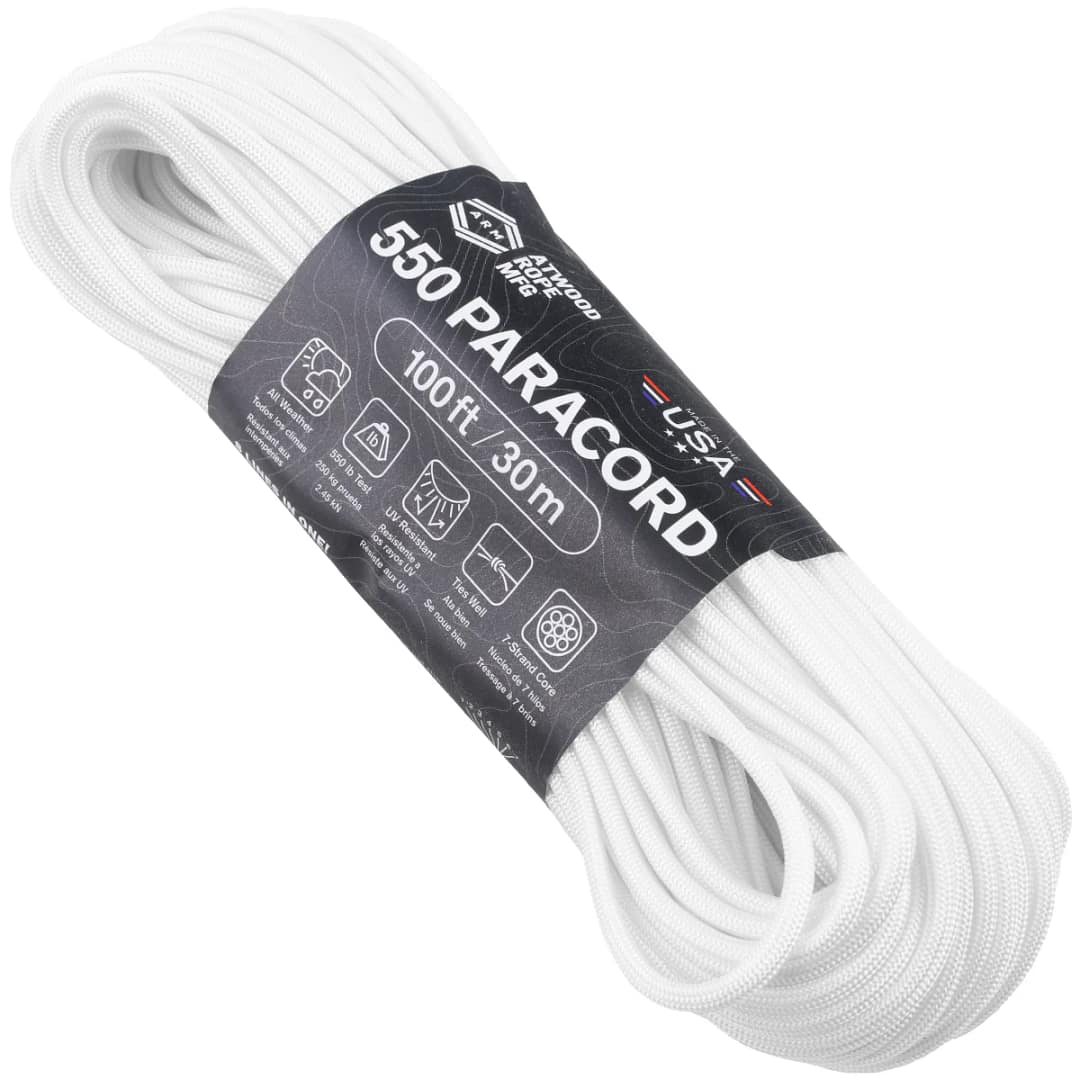 550 Paracord - White