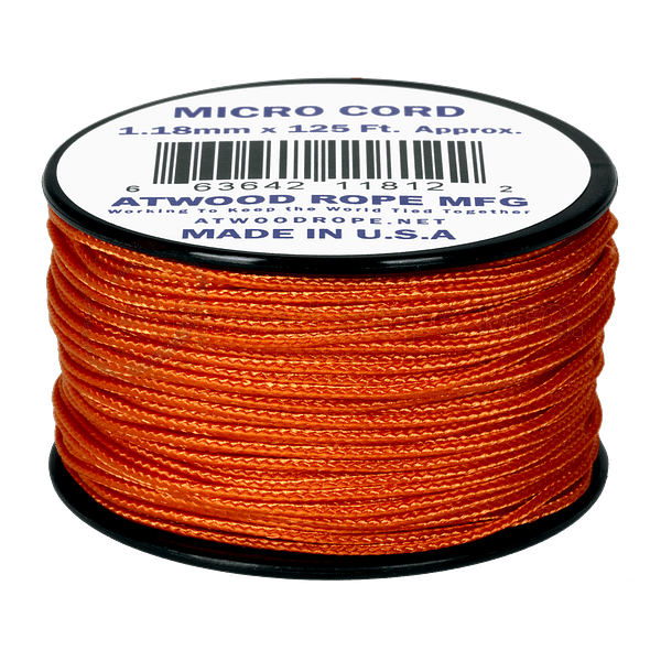 1.18mm Micro Cord - Burnt Orange