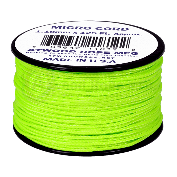 1.18mm Micro Cord - Neon Green