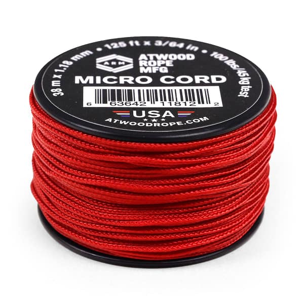 1.18mm Micro Cord -  Red