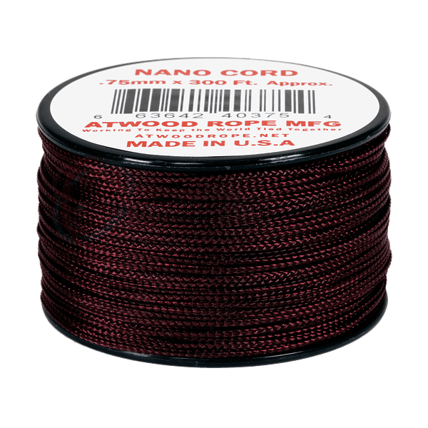 .75mm Nano Cord -  Maroon