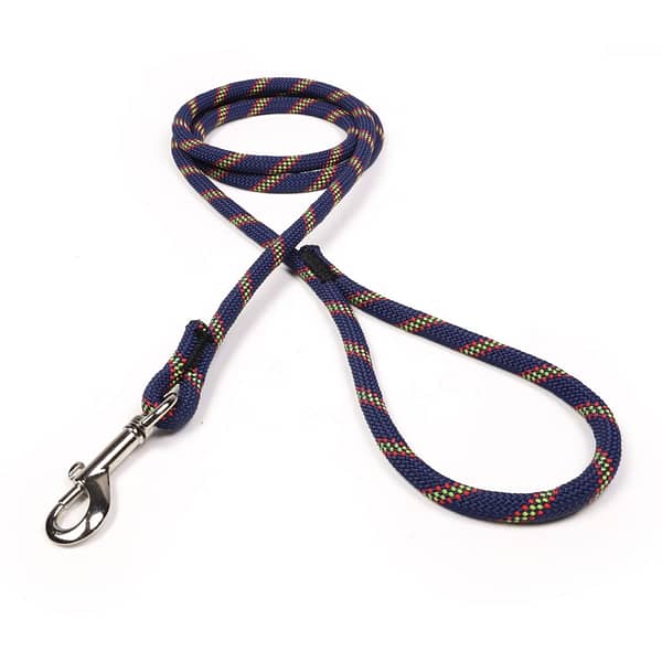 Navy w/ Neon Green & Red Tracer Rope Leash