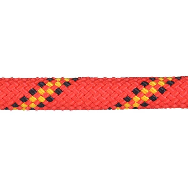 Red w/ Yellow & Black Tracer Rope Leash - Image 2