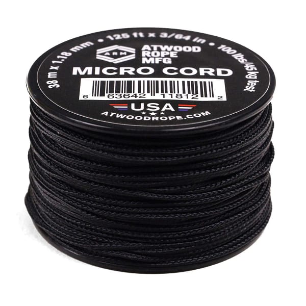 1.18mm Micro Cord -  Black