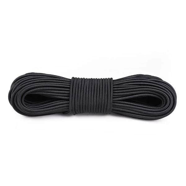 550 Paracord - 5/32 Bungee Shock Cord - Black